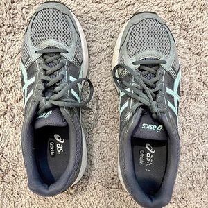 ASICS Gel-Contend 4 Running Shoes, Gray/Mint